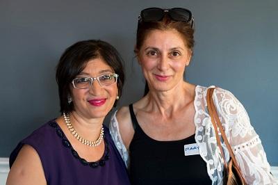 Vanita Dahia and Mary Cavaggion Director of Nutripath Pathology at Alchemy of the Mind Book Launch