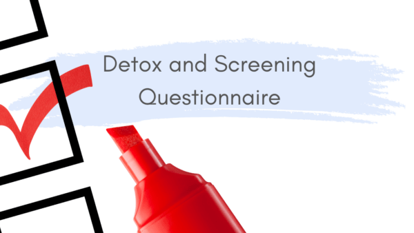 Red tick and Detox Questionnaire header graphic