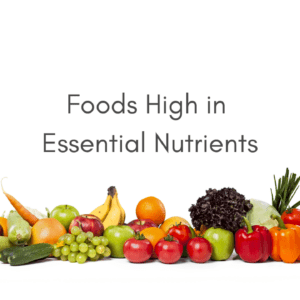 Foods high in essential nutrients image