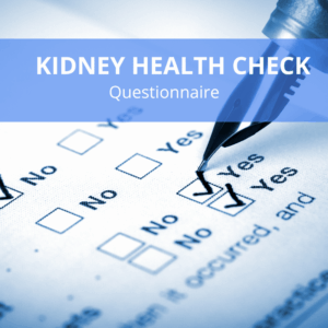 Kidney Health Check Questionnaire Image